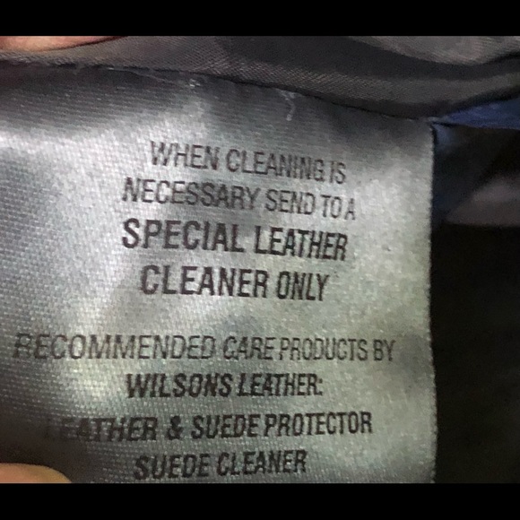 Wilson’s Leather Maxima Navy Blue Suede Leather Trucker Style Button Up Jacket L - Picture 3 of 5